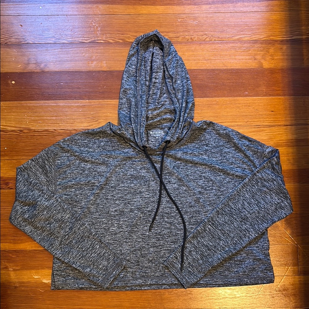 Athleta Heathered Gray Hoodie